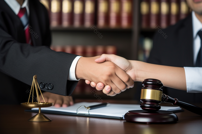 严肃法庭上双方代表握手言和,高清,摄影图,摄影图片,图片大全,摄影图免费下载